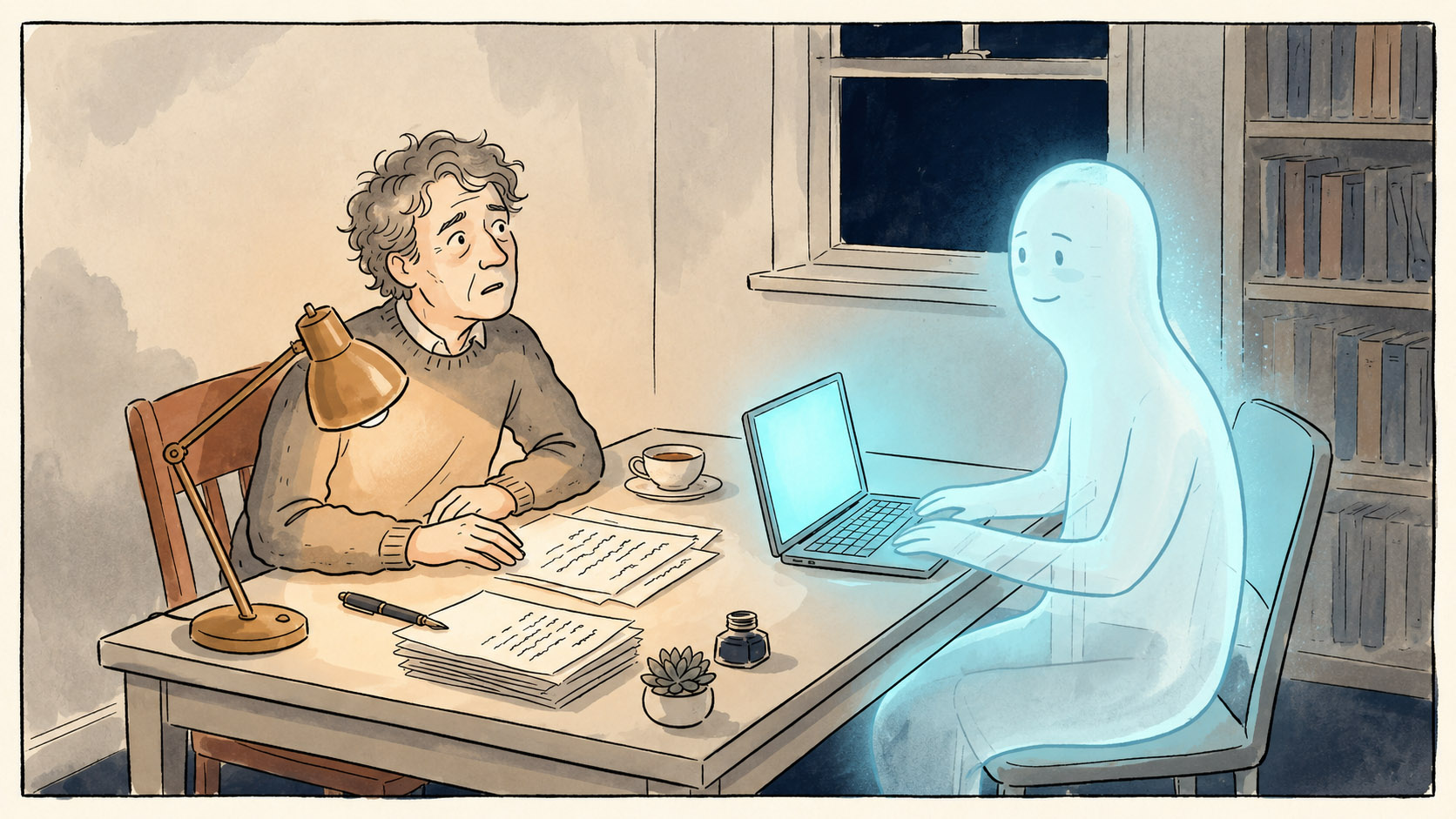 The Ghost Has Taken a Seat at the Table